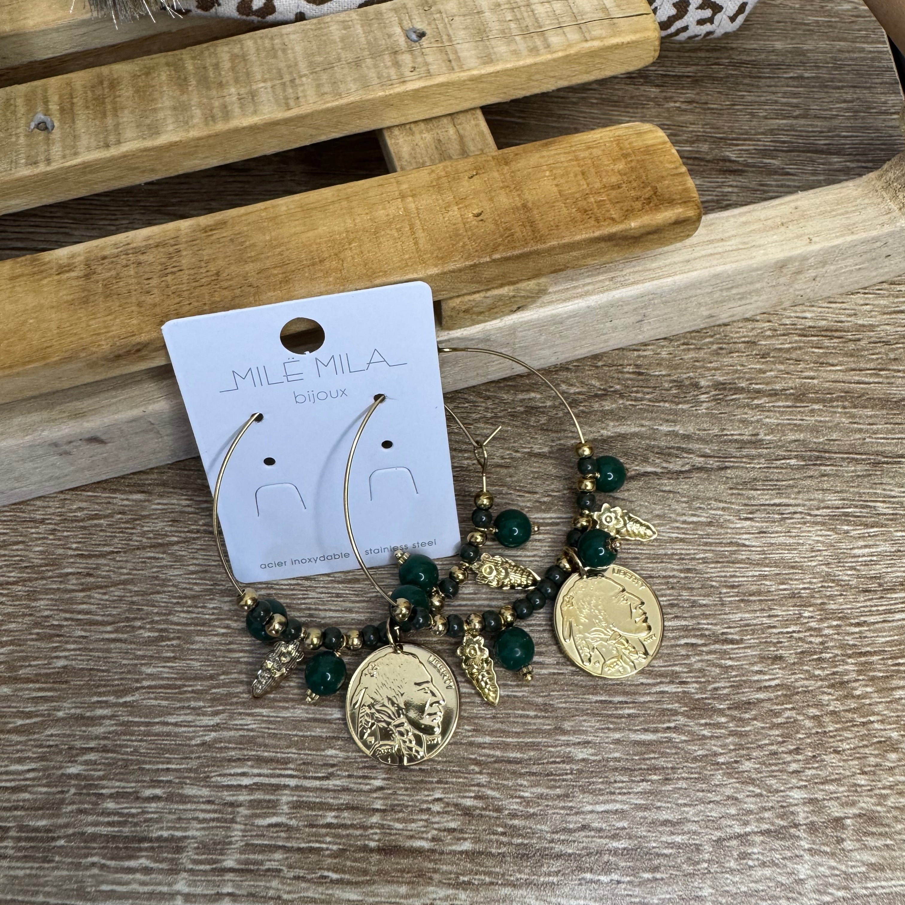 Boucle d'oreilles Créoles