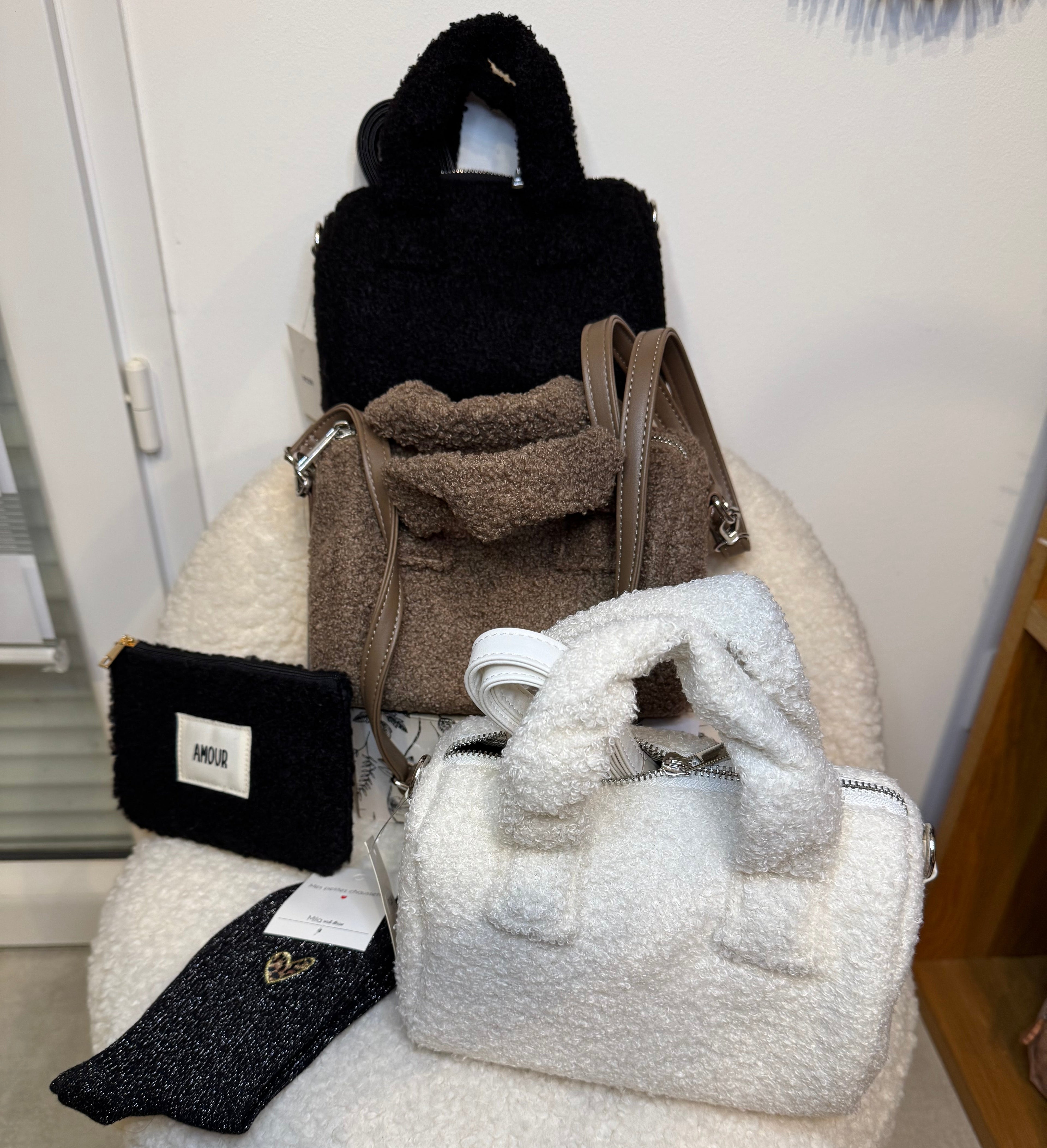 Sac à main moumoute