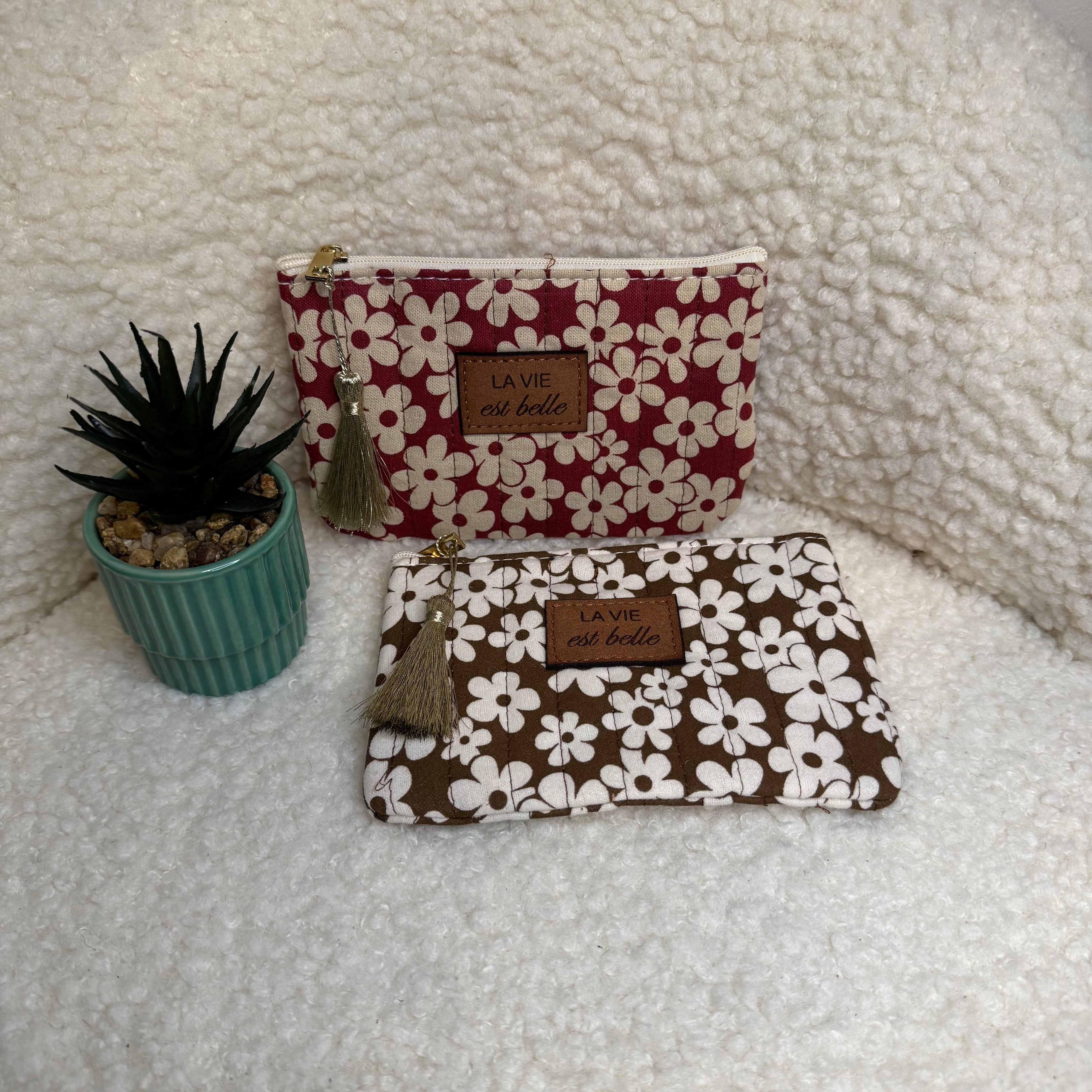 Pochette à fleurs