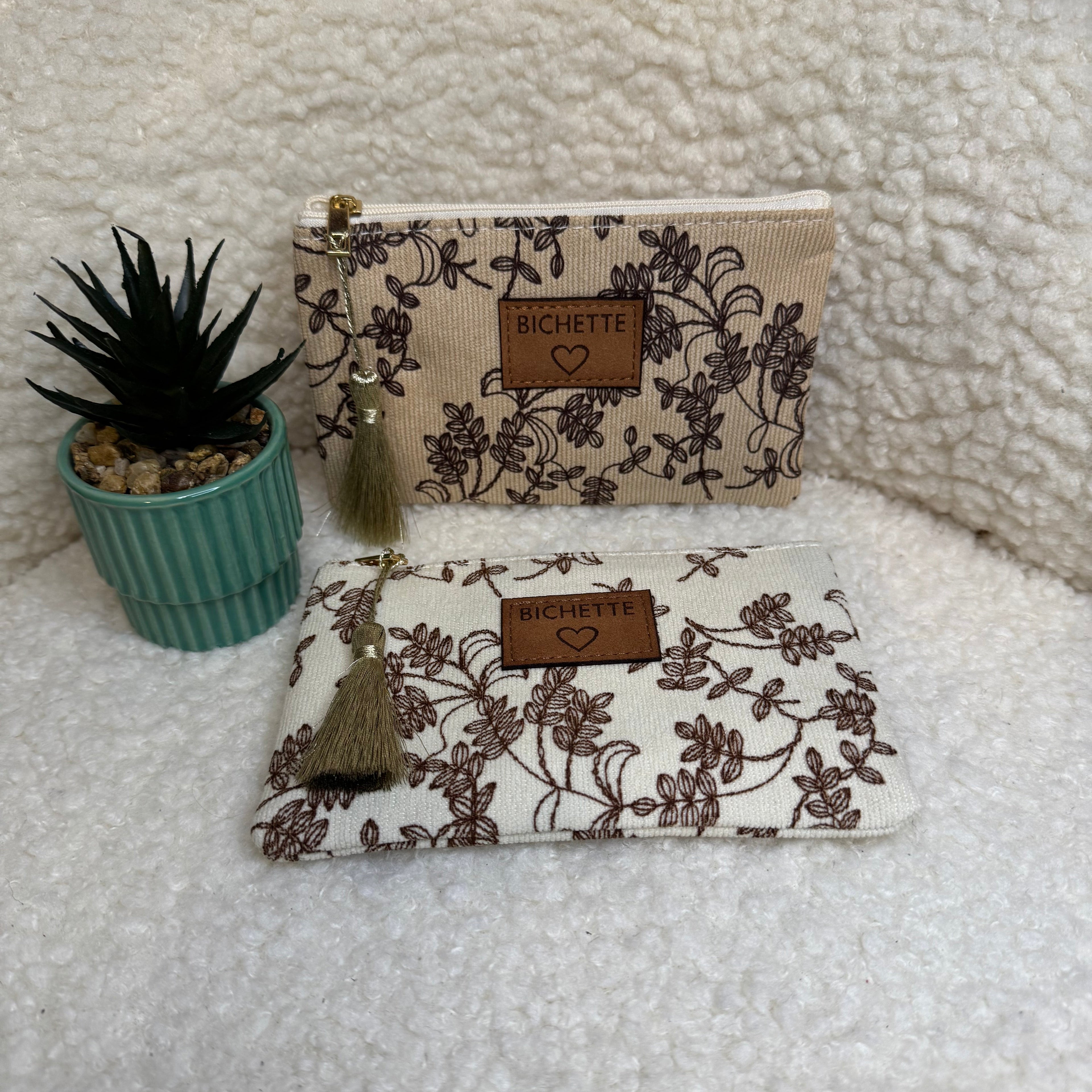 Pochette fleurie