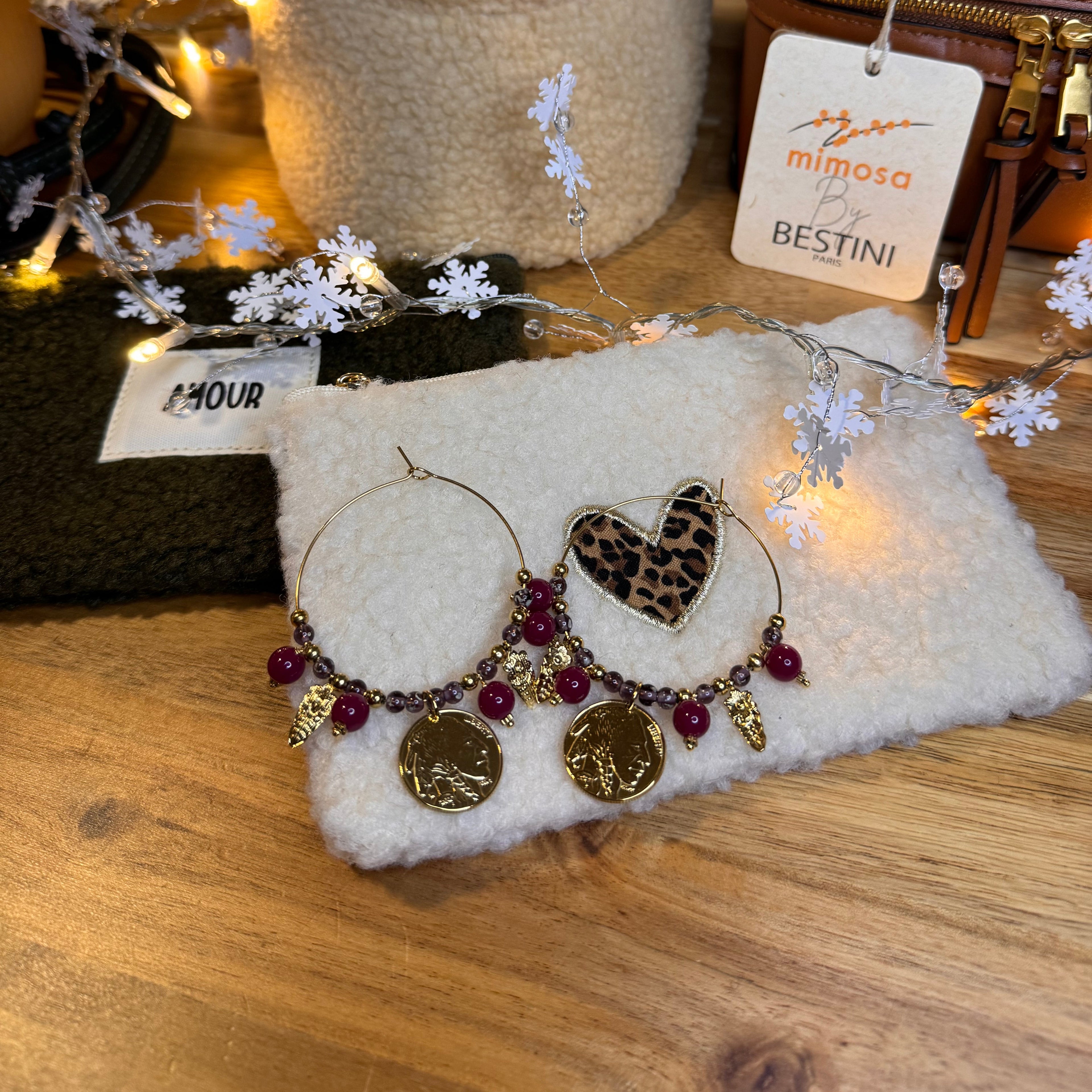 Boucles d’oreilles créoles