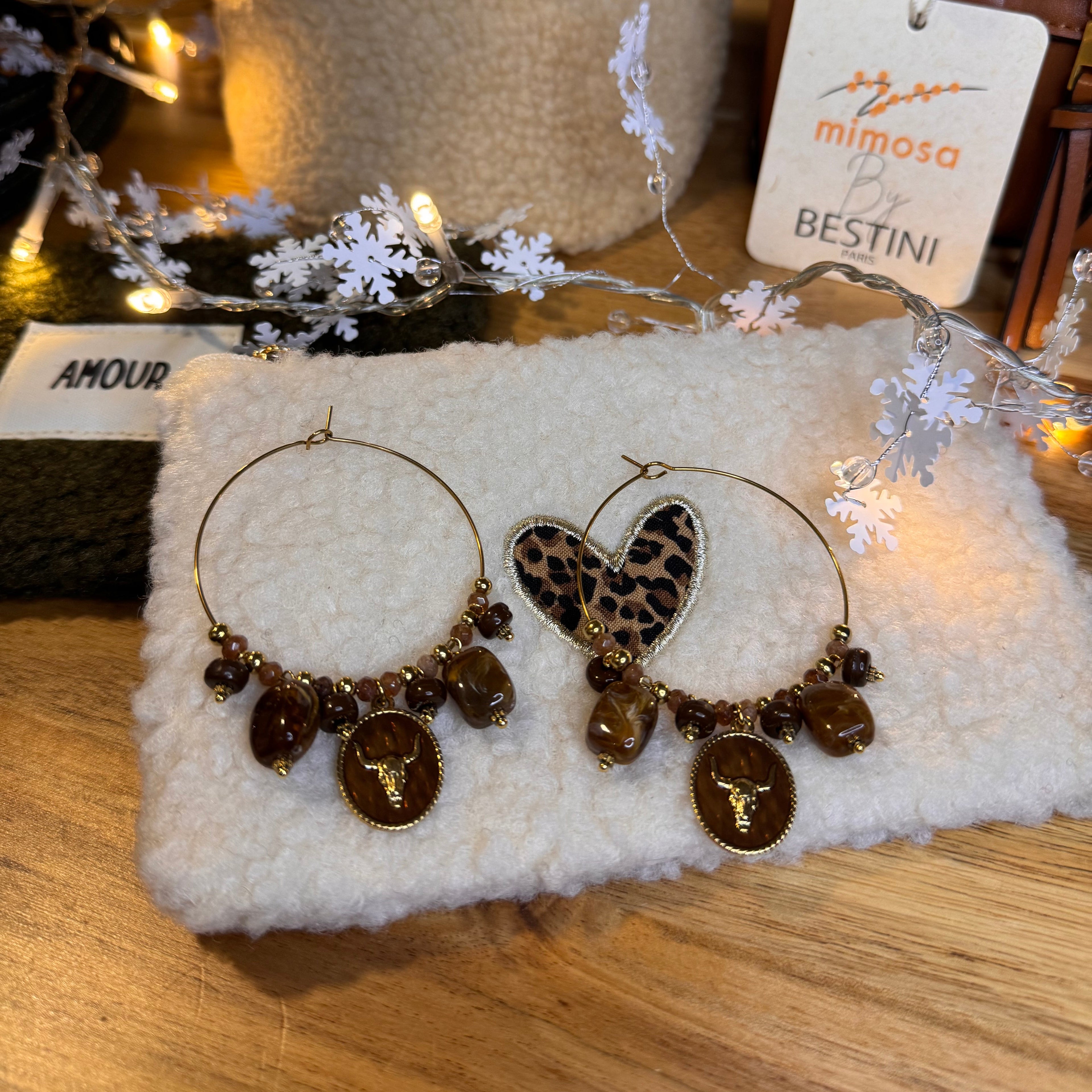 Boucles d’oreilles créoles