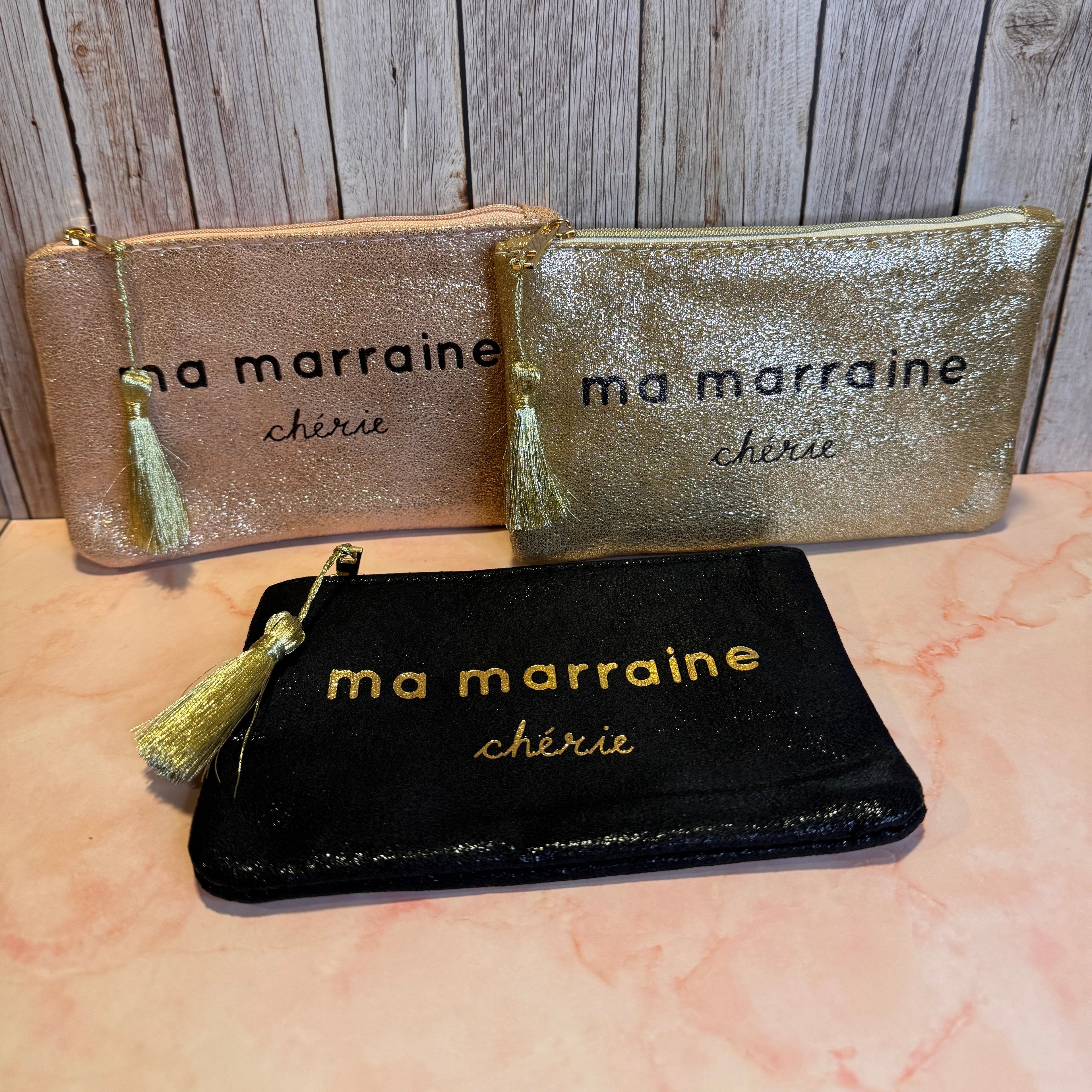 Pochette pailletée