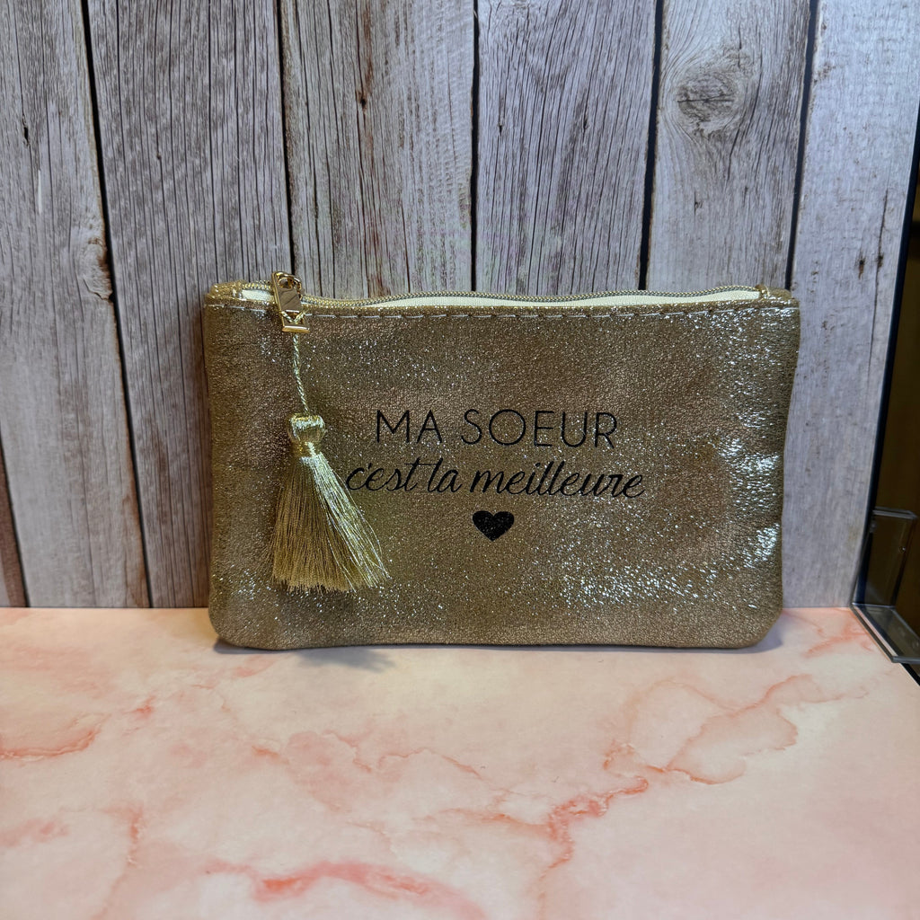 Pochette pailletée