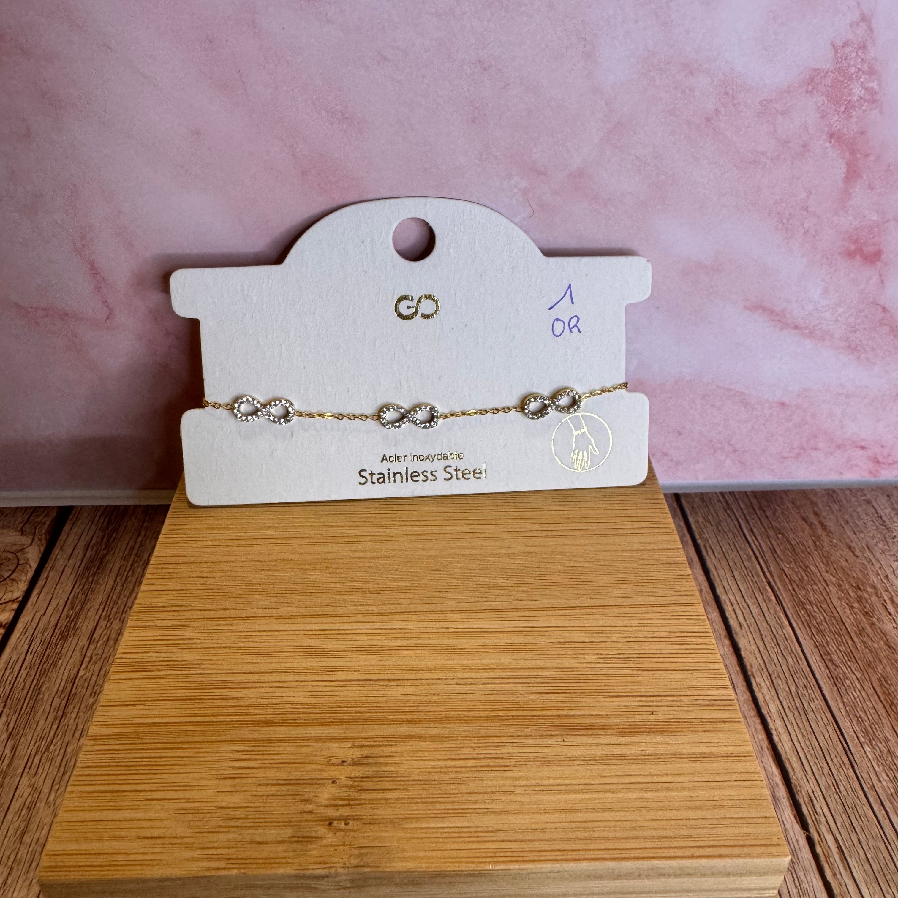Bracelet signe infini