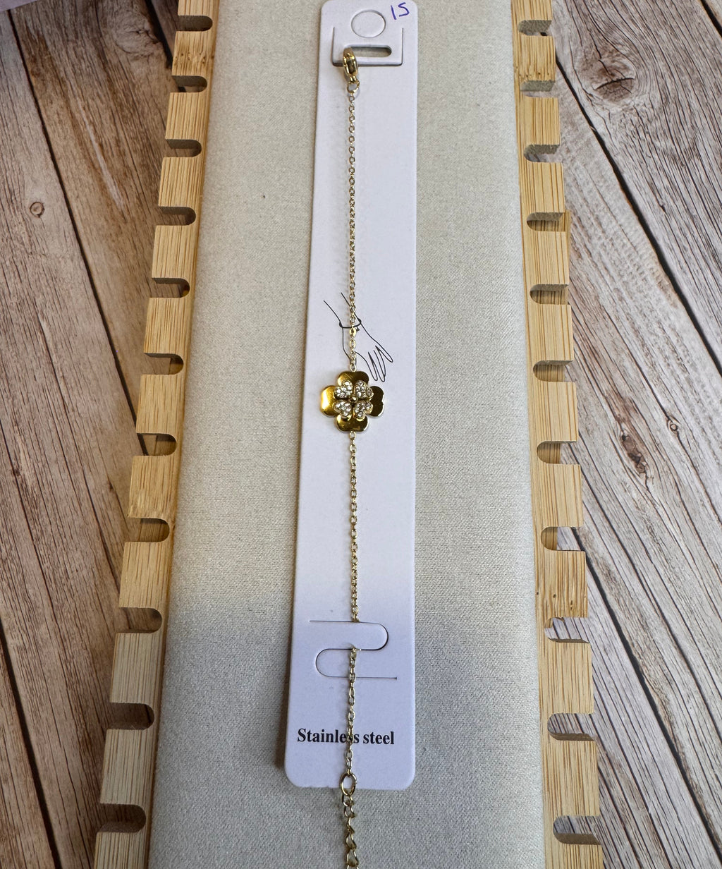 Bracelet trèfle