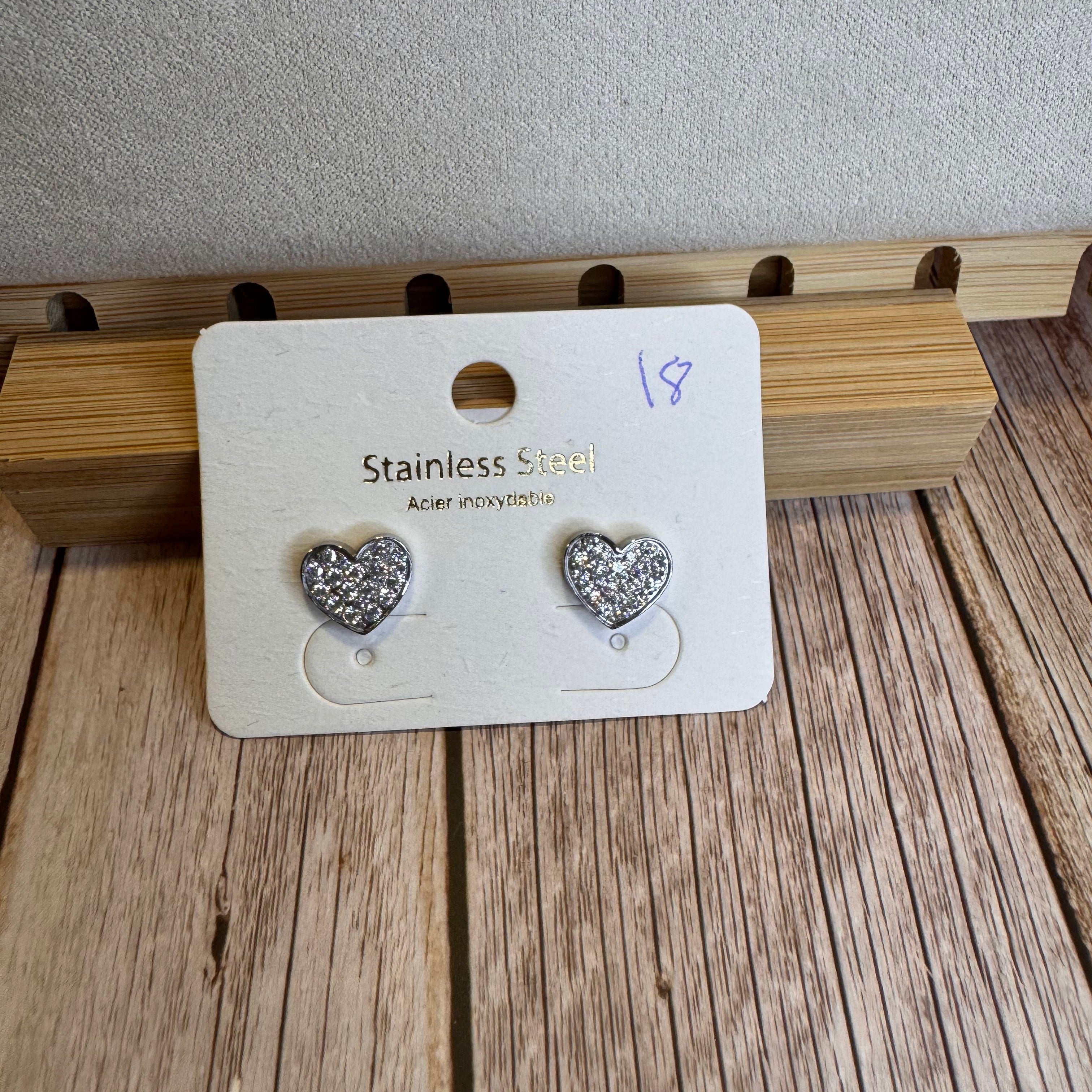 Boucles d'oreilles coeur
