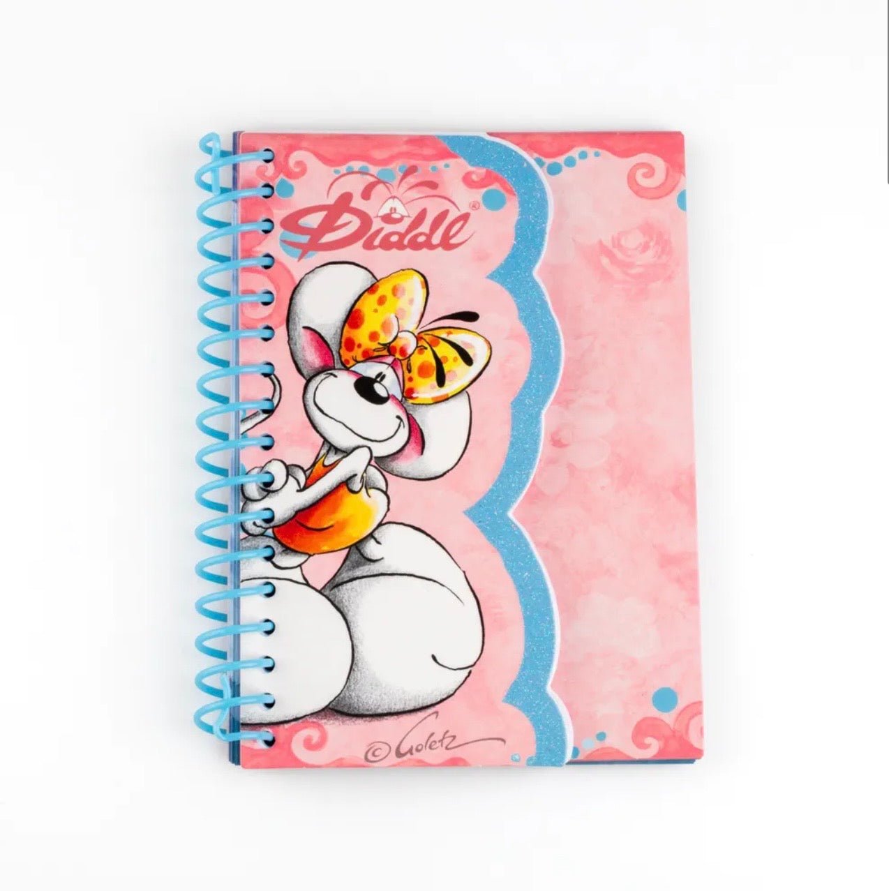 Carnet spirale rose