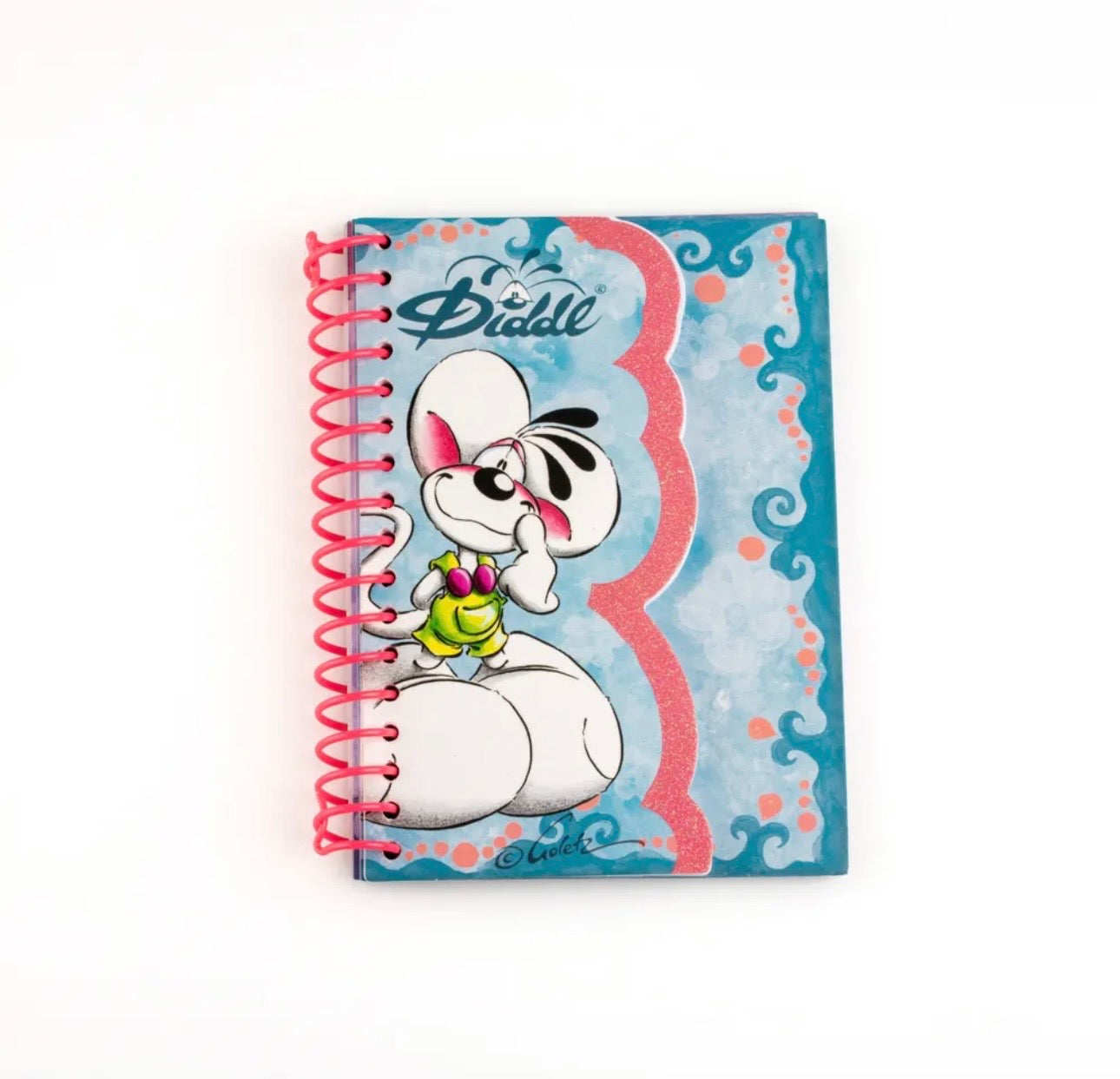 Carnet spirale bleu