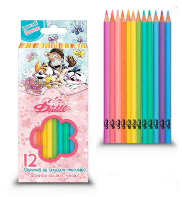 Boite de 12 crayons parfumés