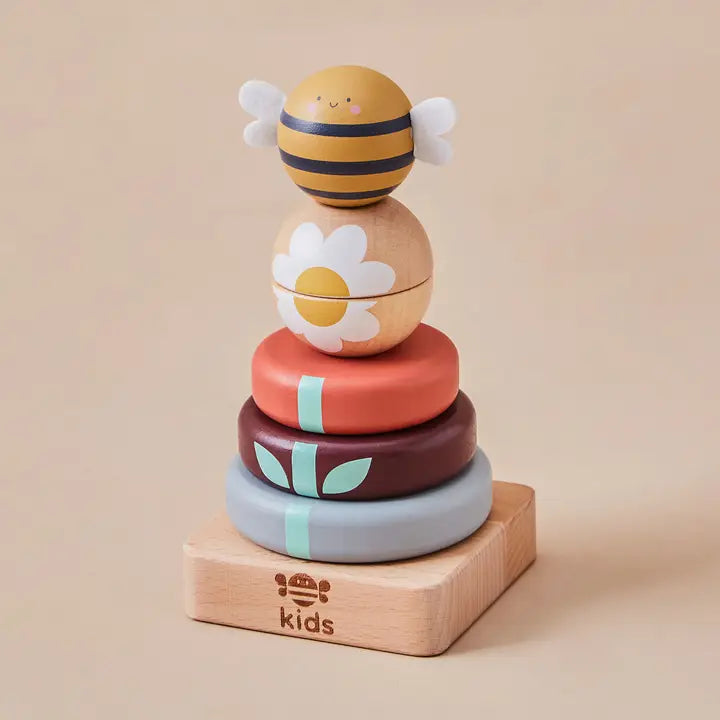 Jouet à empiler en bois
