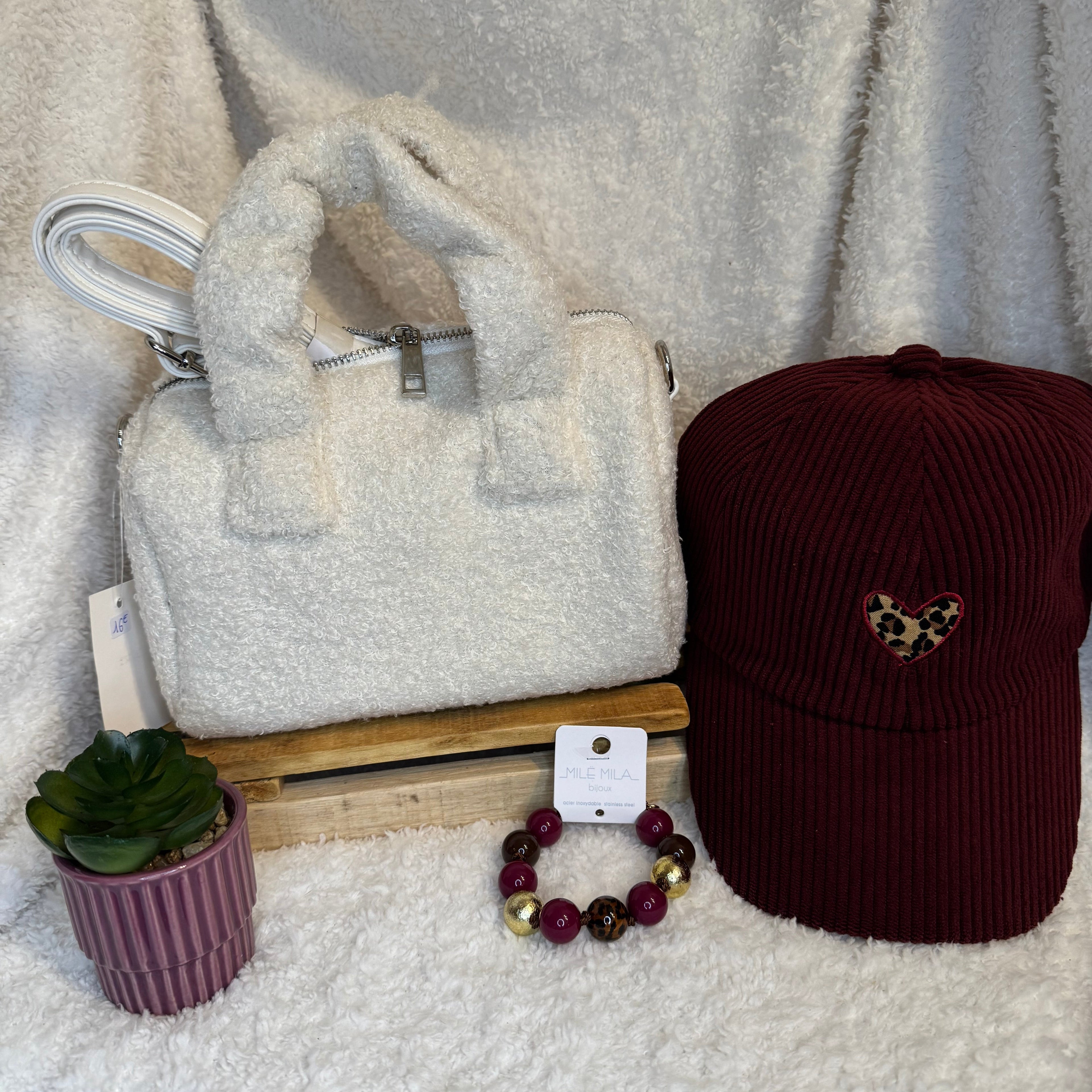 Sac à main moumoute