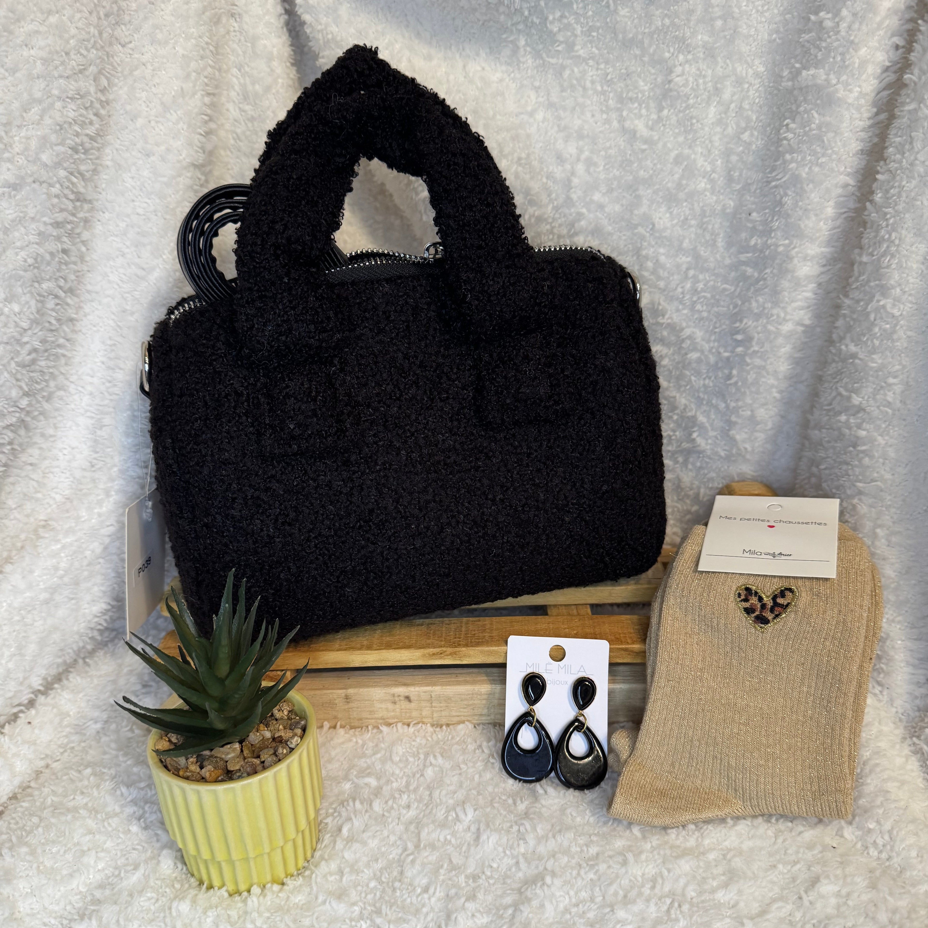 Sac à main moumoute