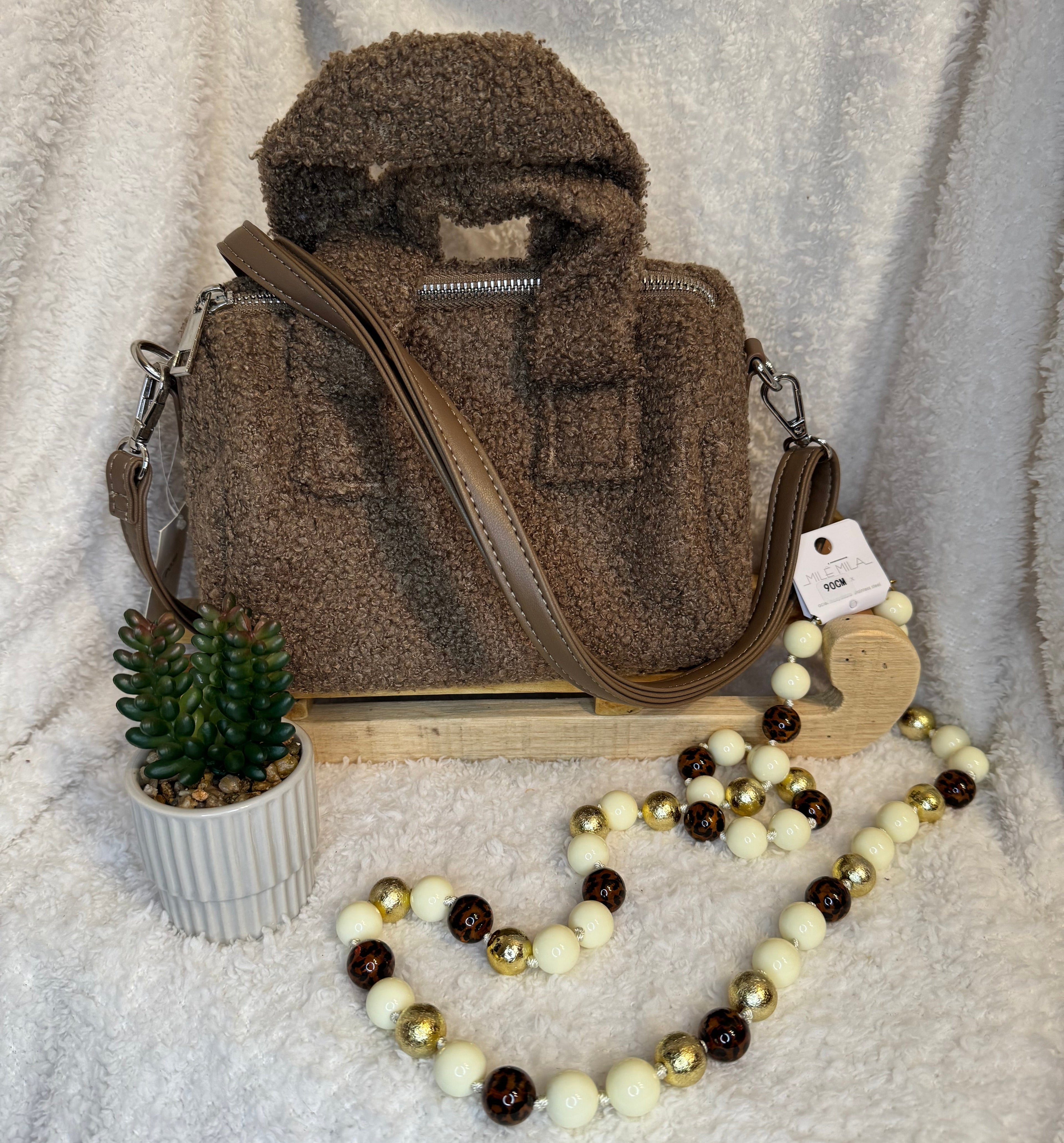 Sac à main moumoute