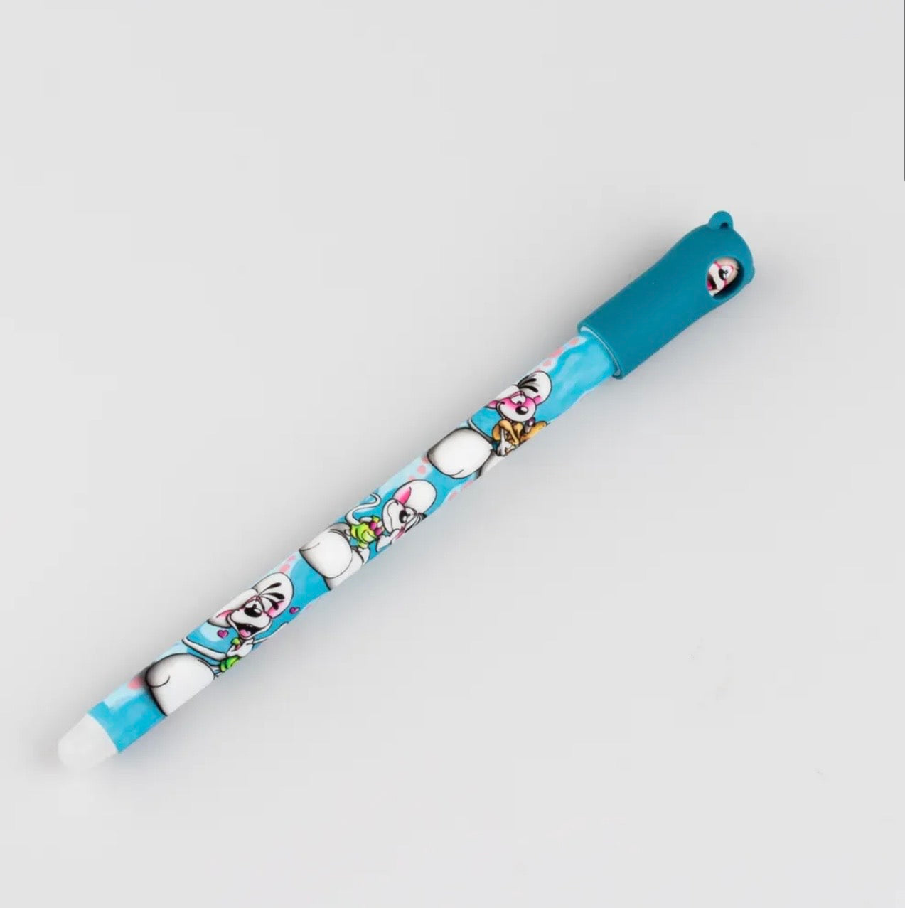 Stylo twist effaçable bleu